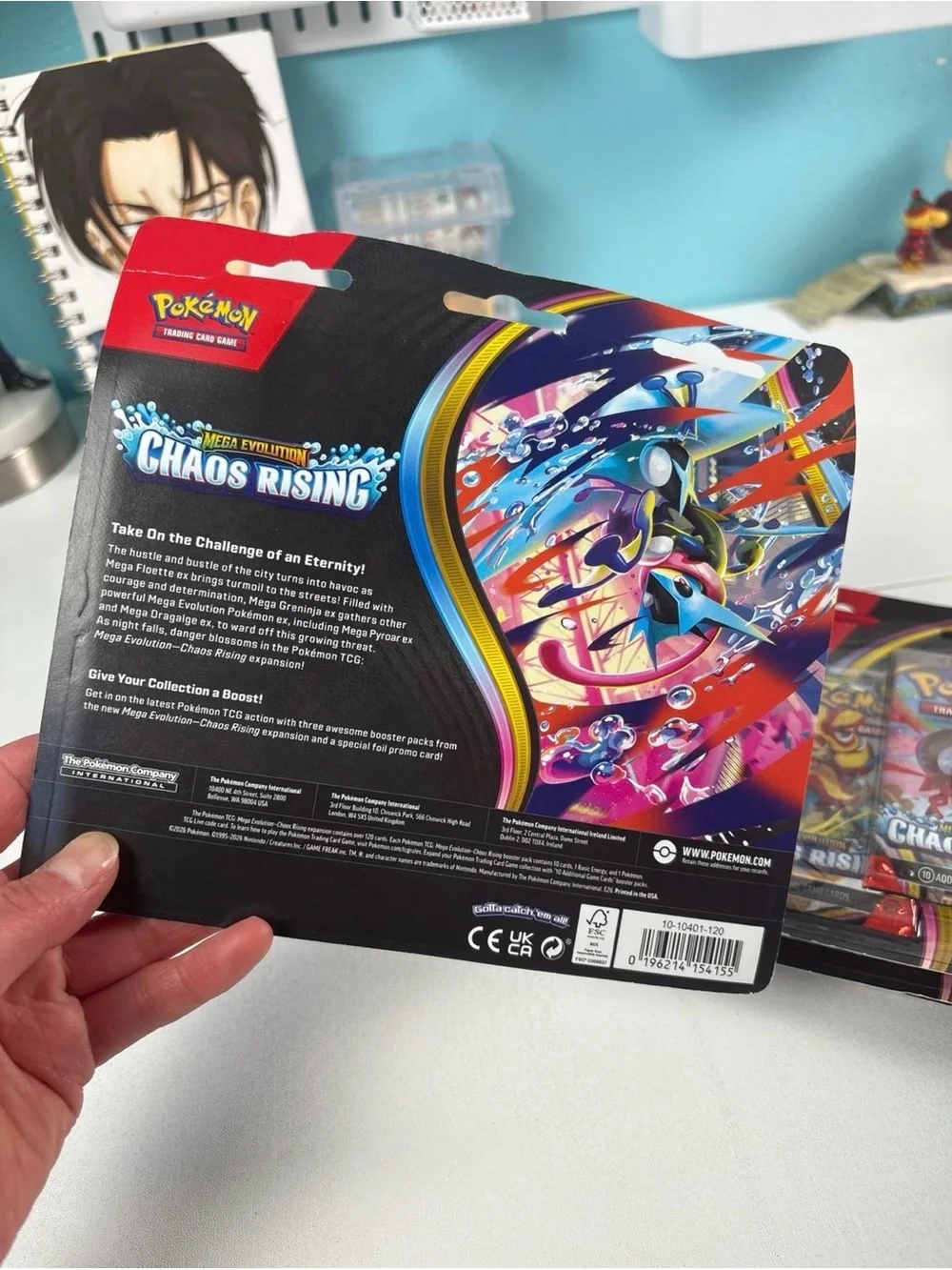 Pokemon chaos rising booster packs 4 total